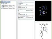 DocViewer showing a CML file in 2/3D &amp; as a XML element tree