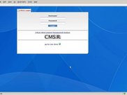CMS.R. Login Screen