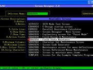 Find Menu in Main Screen of Screen Designer