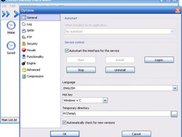 Options dialog box