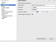 Configure Code Conjurer before using it.
