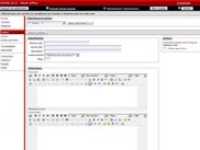 BackOffice edit section screen