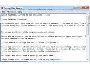 Showing the GUI with a file loaded and the File Menu display