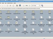 Browsing project documents with Nautilus.