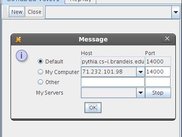 Connecting to server options