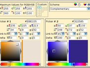 Complementary Color Coordinator Pickers