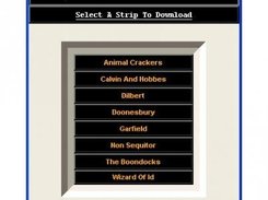 Comic Selection Screen