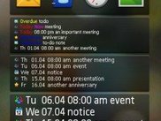 The number of events to display can be changed