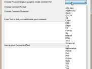 Current Language Listing