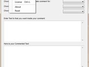 Help Menu Listing