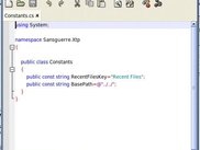 scintilla-sharp in action Linux