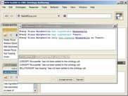 Rabbit editor showing feedback on how to fix sentences