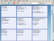 A coretable used in a card-llok style, without header
