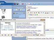 Corinis Administration CMS module - Editor view + Versions