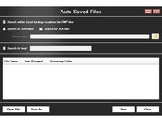 Search for temporary files interface.