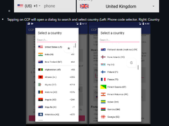 Country Code Picker Library Screenshot 1