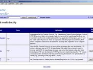 View of web frontend search functionality