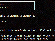 Usage message