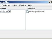 1. After Starting Crosspather on Remote Machine (eg: office)