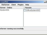 4. File Server Successfully Started on Remote (eg: office)