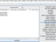 poly/mono calculator splits alphabets and does friedman test