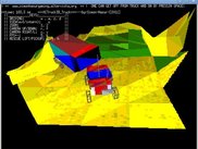 manuvering with truck on a slope