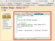 3. Red means the tests ran but didn't all pass