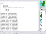 ActionScript is now supported in Beta 2.0 version.