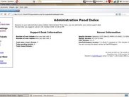 The DanPHPSupport administration panel (1.0)