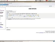 Administration Panel - Knowledgebase - Add article (1.0)