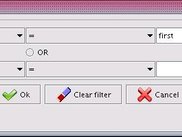 Set filter for records in the table