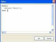 Pascal script editor