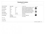 My creature overview