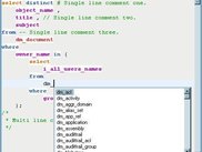 DQL editor