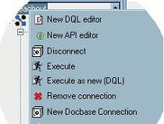 Connection view menu