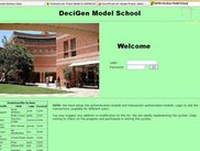 Login screen
