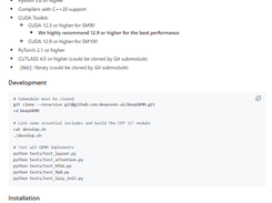 DeepGEMM Screenshot 1