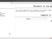 In caso di smarrimento, si può recuperare la password.