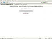 Download manager initializing