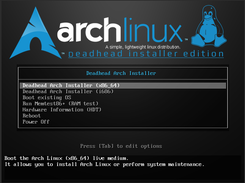 Arch Installer DH Edition Screenshot 1