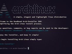 Arch Installer DH Edition Screenshot 2