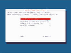 Arch Installer DH Edition Screenshot 3