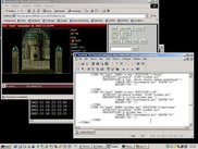 A view of the development environment.