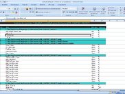 Excel output