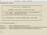 DISCUS at startup (start typing ;-))