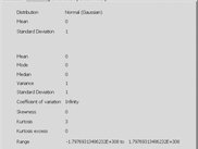 Statistical Distribution Explorer properties
