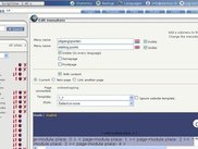 Editing a menu-item in the sitemap