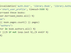 Django Cachalot Screenshot 1
