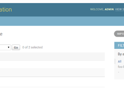 django-import-export Screenshot 1