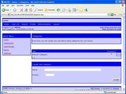Admin Categories - View / Create new categories for a board